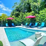 New Designer\'S Dream Delray Beach Oasis Heated Pool, Large Patio, Close To The Ave