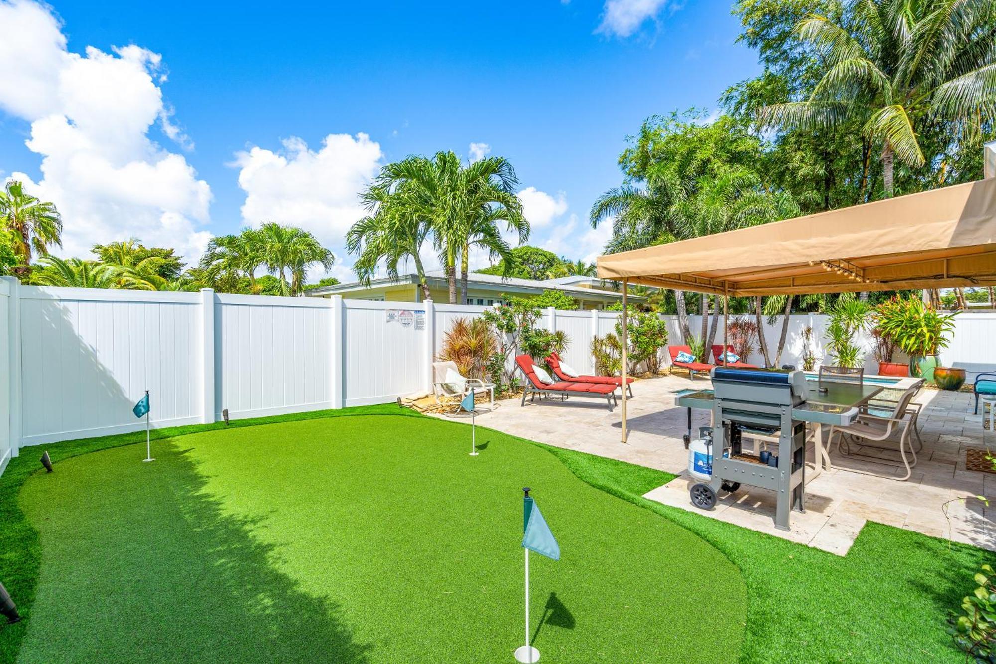 Heated Pool-spa & Putting Green! Walk To The Ave, 1mi To Beach!