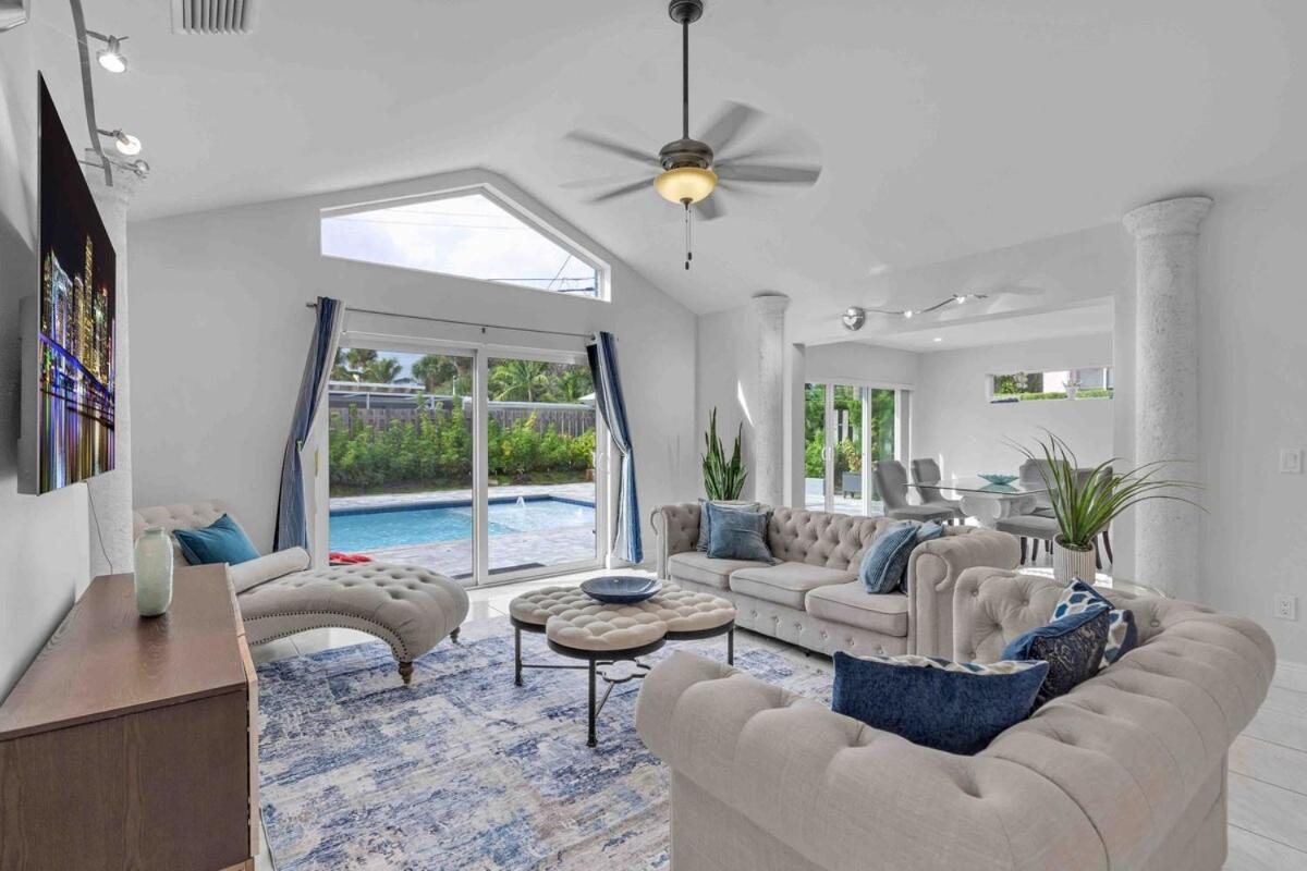 Wonderful Intracoastal Heated Pool Eastdelray Villa