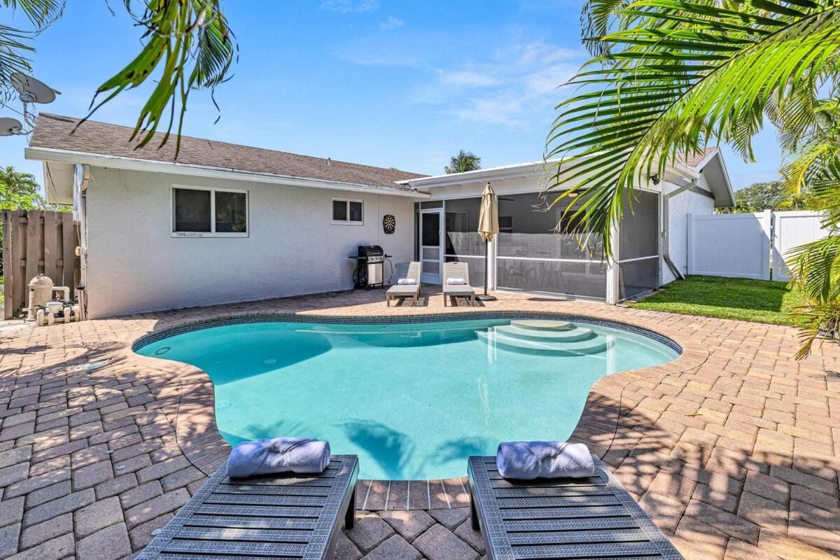 Wonderful Tropical Pool House In Delray Near Ocean *