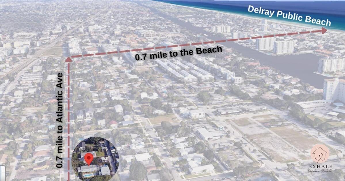 Walk To Atlantic Hot Tub Recently Renovated Holiday home Delray Beach